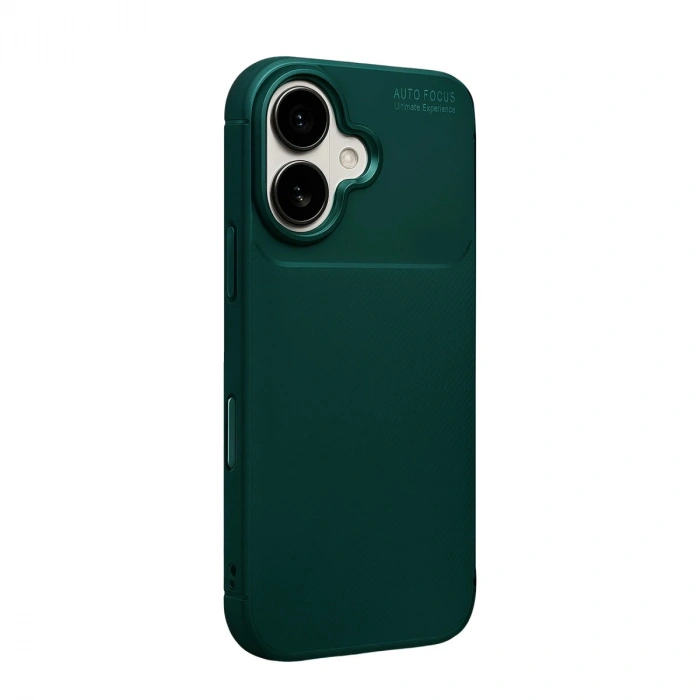 Apple İphone 17 Auto Focus Karbon Kapak - Koyu Yeşil