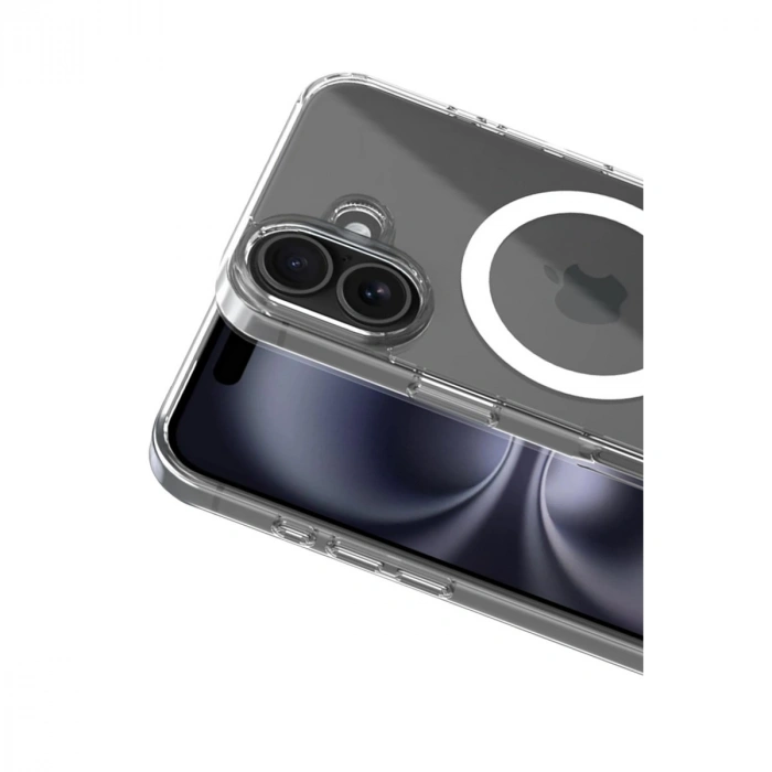 Apple İphone 17 Combo Sert Şeffaf Magsafe Kapak - Şeffaf