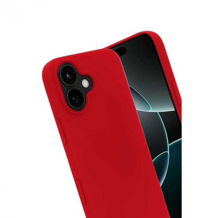 Apple İphone 17 First Silikon - Kırmızı