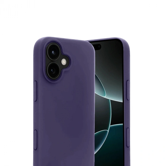 Apple İphone 17 First Silikon - Mürdüm