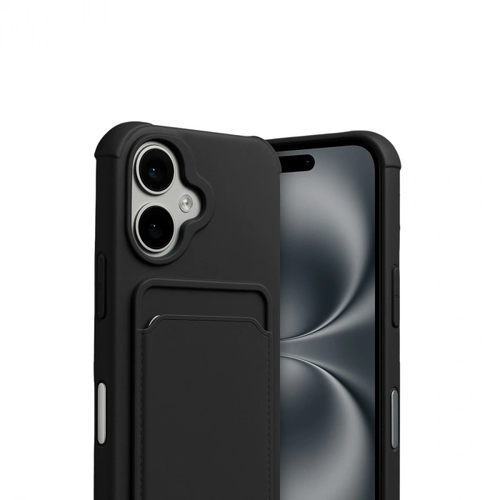 Apple İphone 17 Kelvin Kartvizitli Silikon - Siyah
