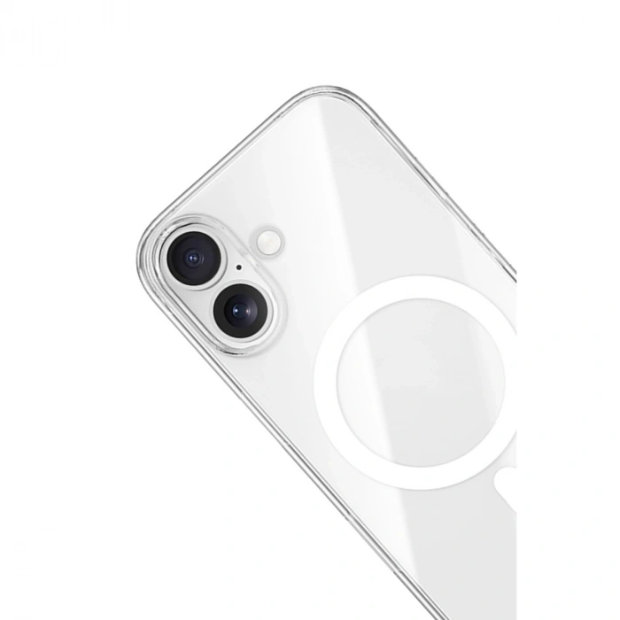 Apple İphone 17 Kılıf Pc Real Magsafe Kapak - Şeffaf