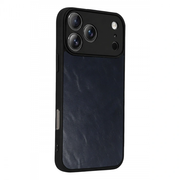 Apple İphone 17 Pro Aras Deri Kapak - Lacivert