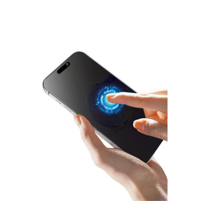 Apple İphone 17 Pro Bilvis 5in1 5d Magic Hayalet Cam Ekran Koruyucu - Siyah