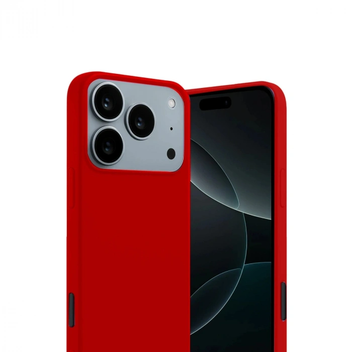 Apple İphone 17 Pro First Silikon - Kırmızı
