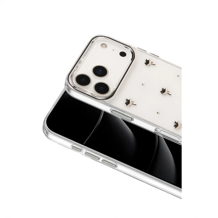 Apple İphone 17 Pro Fiyonk Desenli Kapak - Desen 1