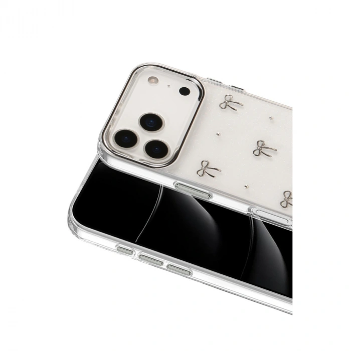 Apple İphone 17 Pro Fiyonk Desenli Kapak - Desen 5