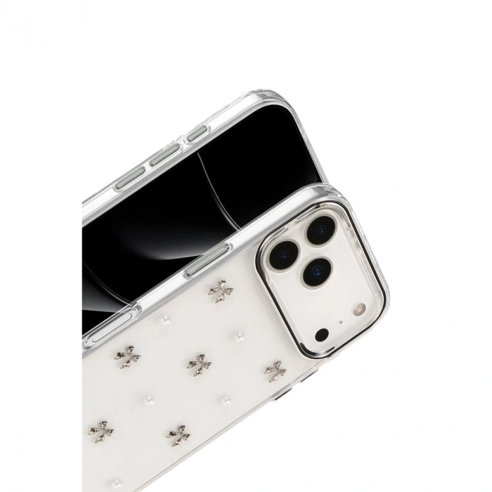 Apple İphone 17 Pro Fiyonk Desenli Kapak - Desen 8