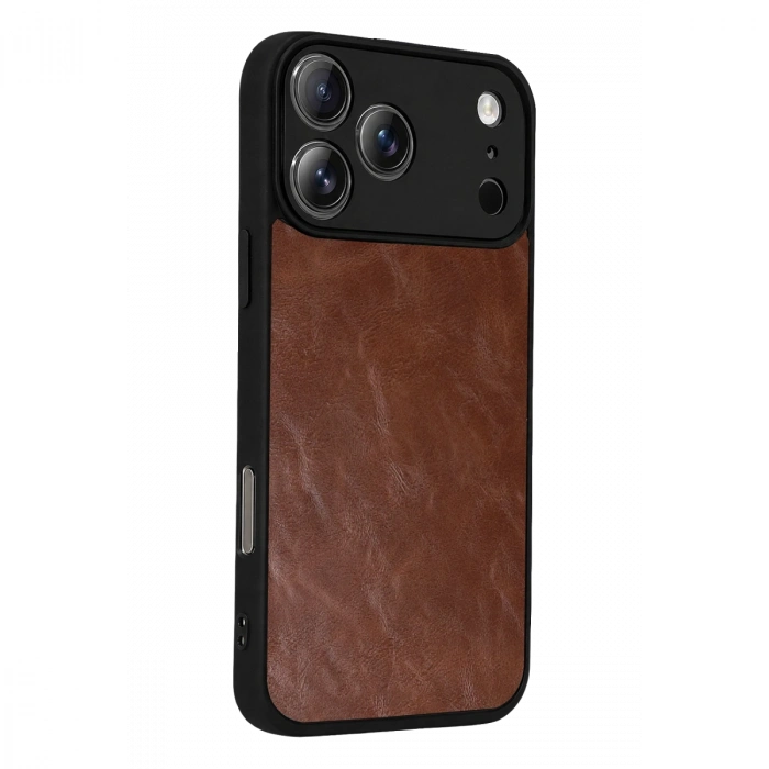 Apple İphone 17 Pro Max Aras Deri Kapak - Taba