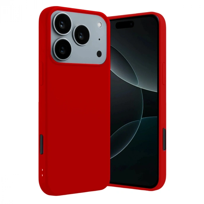 Apple İphone 17 Pro Max First Silikon - Kırmızı