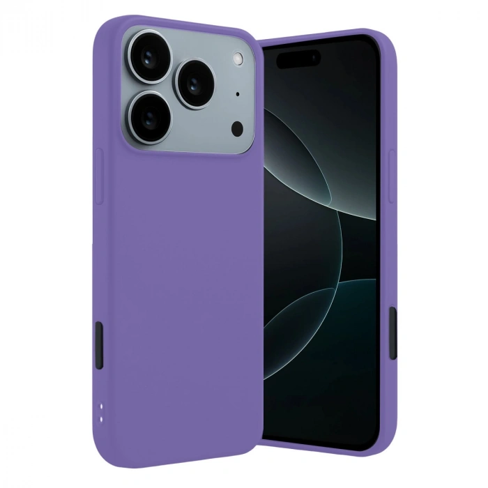 Apple İphone 17 Pro Max First Silikon - Lila