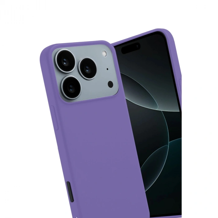 Apple İphone 17 Pro Max First Silikon - Lila