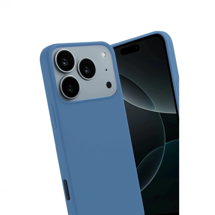 Apple İphone 17 Pro Max First Silikon - Mavi