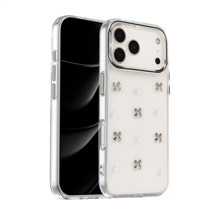 Apple İphone 17 Pro Max Fiyonk Desenli Kapak - Desen 8