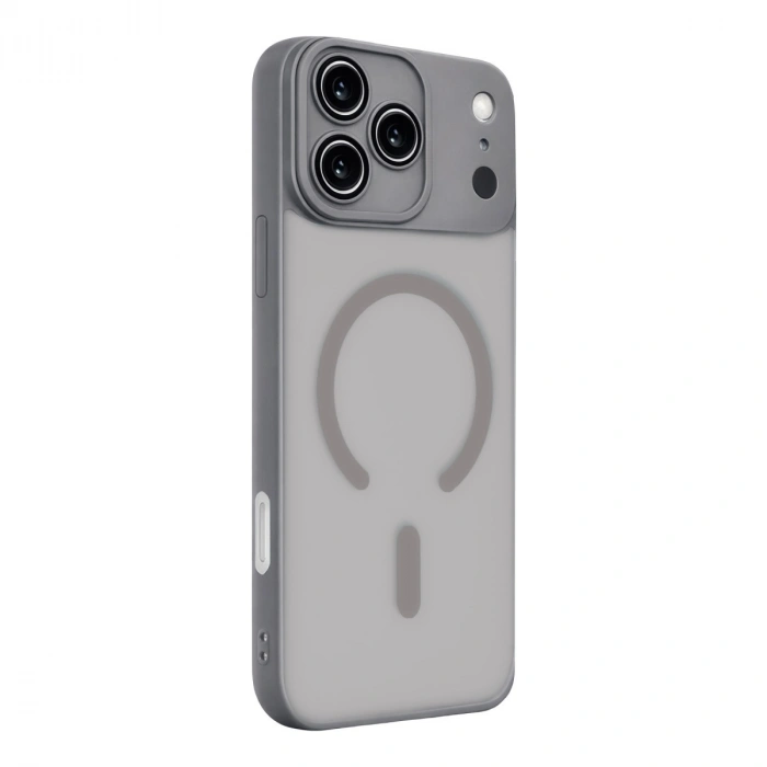 Apple İphone 17 Pro Max Jota Lensli Magsafe Kapak - Titan Gri