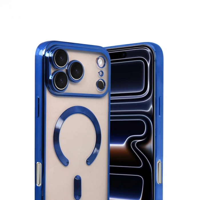 Apple İphone 17 Pro Max Kross Magneticsafe Kapak - Lacivert