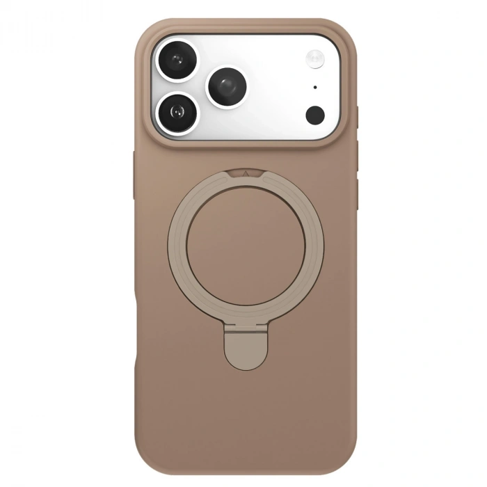Apple İphone 17 Pro Max Regal Magsafe Standlı Kapak - Çöl Titanyum