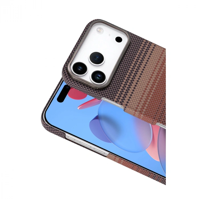 Apple İphone 17 Pro Max Vega Magsafe Kapak - Çöl Titanyum