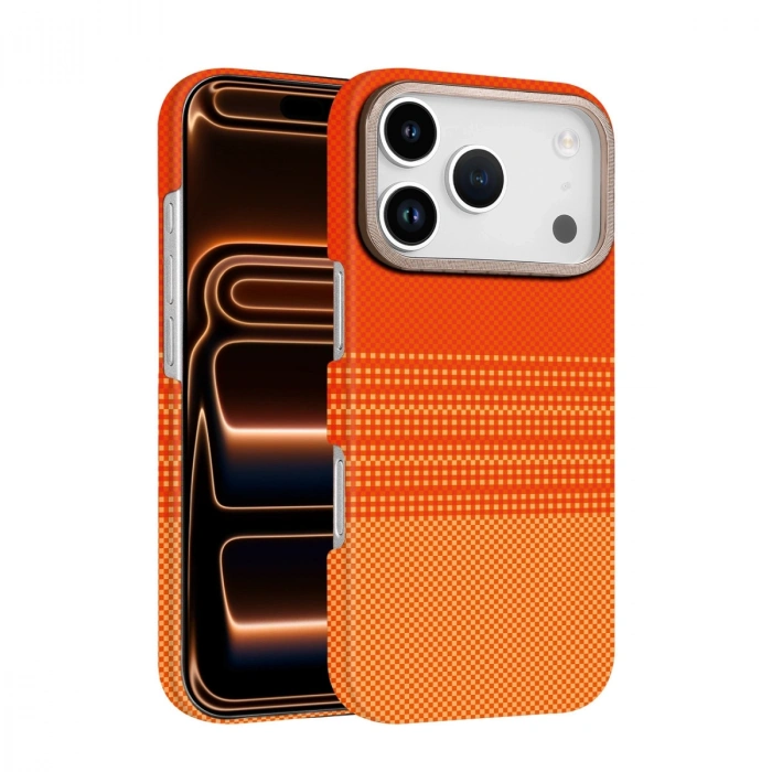 Apple İphone 17 Pro Max Vega Magsafe Kapak - Sarı