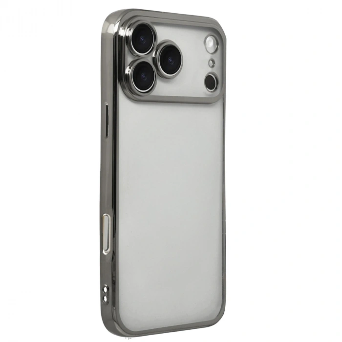 Apple İphone 17 Pro Razer Lensli Silikon - Titan Gri