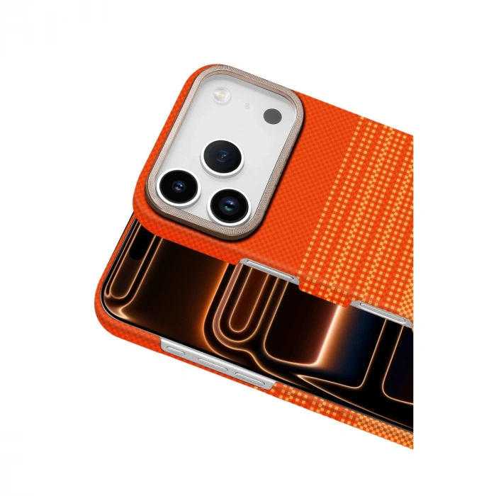 Apple İphone 17 Pro Vega Magsafe Kapak - Sarı