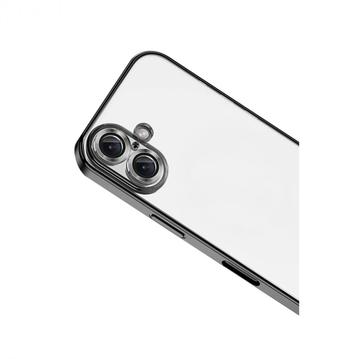 Apple İphone 17 Razer Lensli Silikon - Siyah