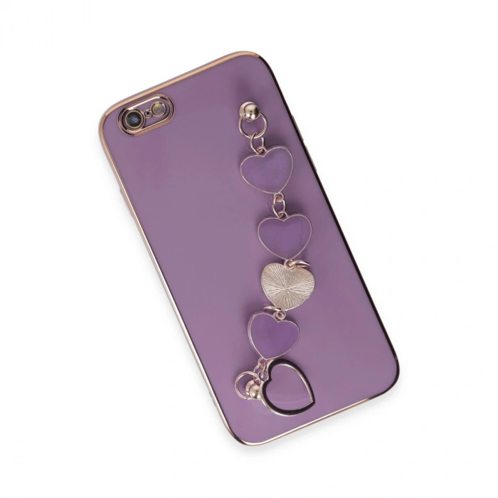 Apple İphone 6 Kılıf Esila Silikon - Mor