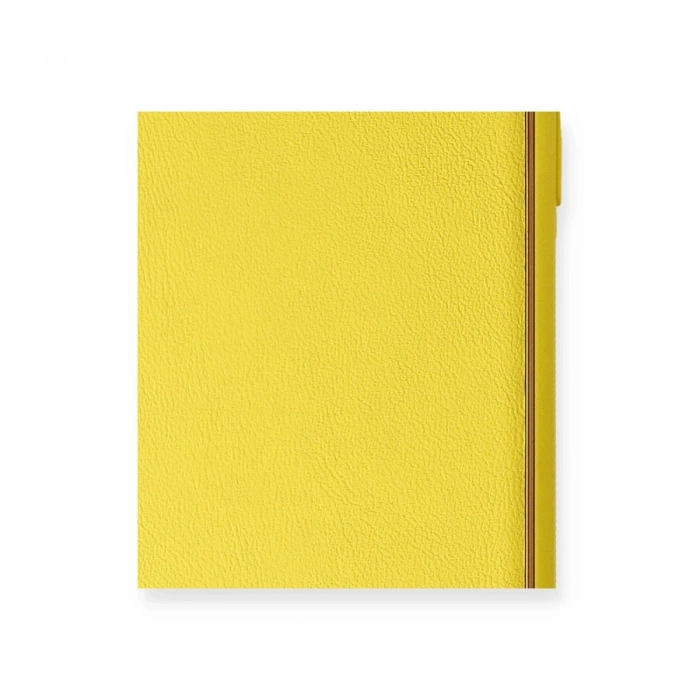 Apple İphone 7 Kılıf Coco Deri Silikon Kapak - Sarı