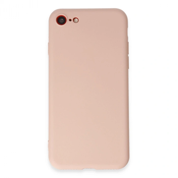 Apple İphone 7 Kılıf First Silikon - Pudra