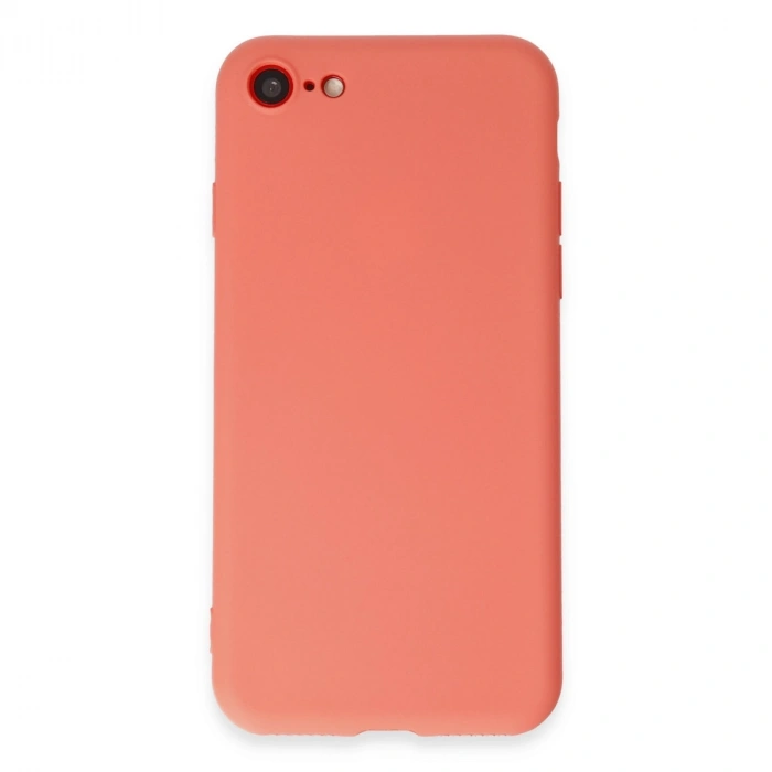 Apple İphone 7 Kılıf First Silikon - Turuncu