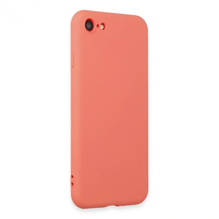 Apple İphone 7 Kılıf First Silikon - Turuncu