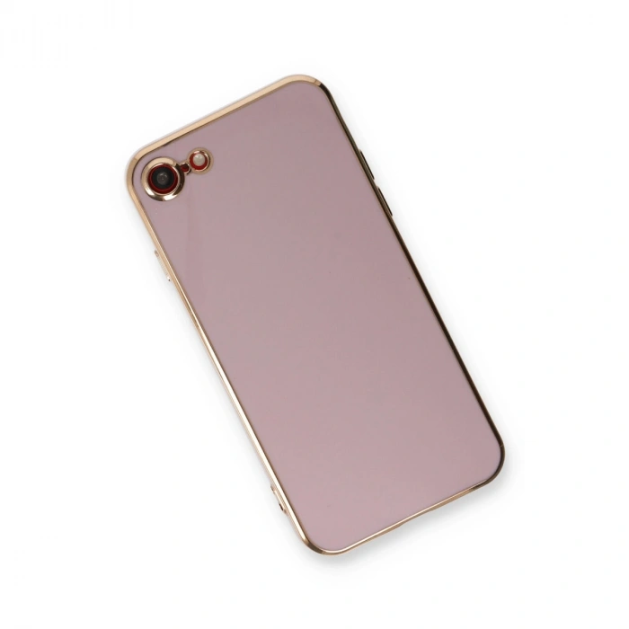 Apple İphone 7 Kılıf Volet Silikon - Mor