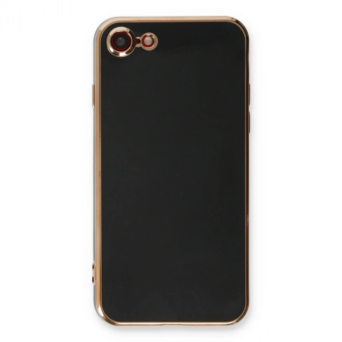 Apple İphone 7 Kılıf Volet Silikon - Siyah