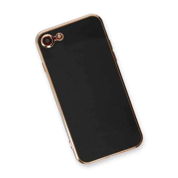 Apple İphone 7 Kılıf Volet Silikon - Siyah