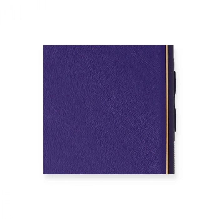 Apple İphone 7 Plus Kılıf Coco Deri Silikon Kapak - Mor