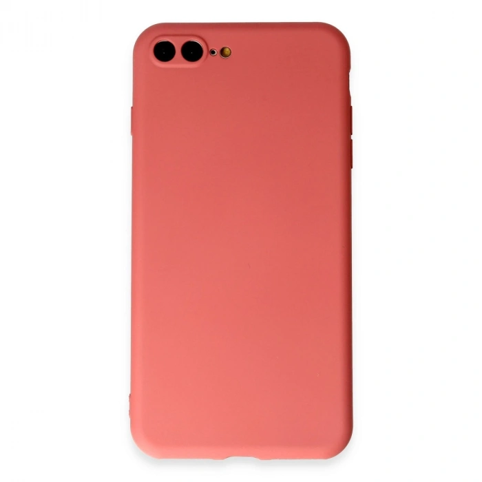 Apple İphone 7 Plus Kılıf First Silikon - Kiremit