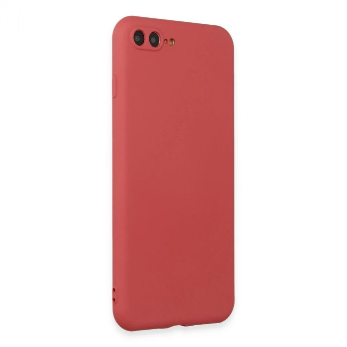 Apple İphone 7 Plus Kılıf First Silikon - Kiremit