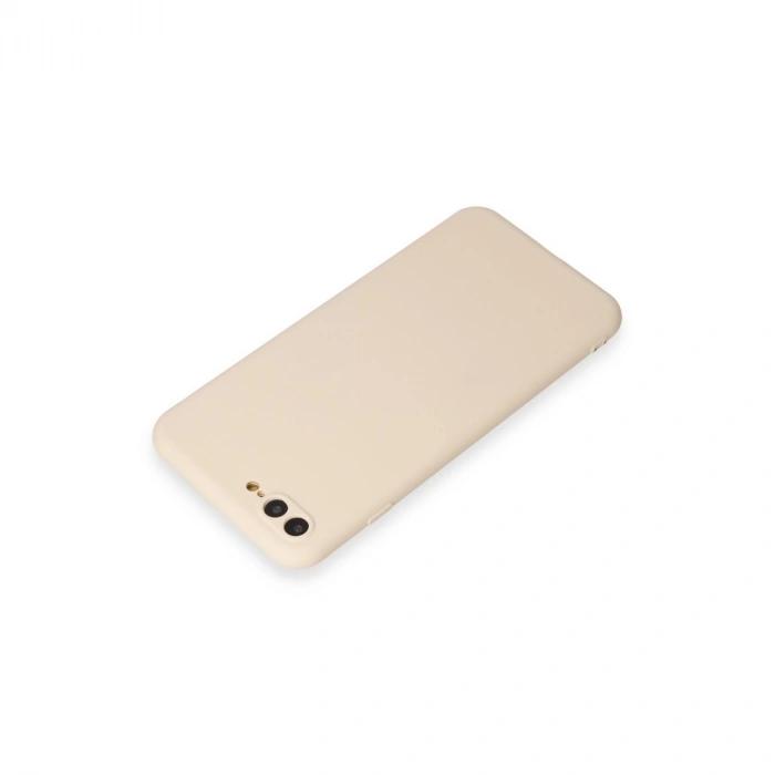 Apple İphone 7 Plus Kılıf First Silikon - Krem