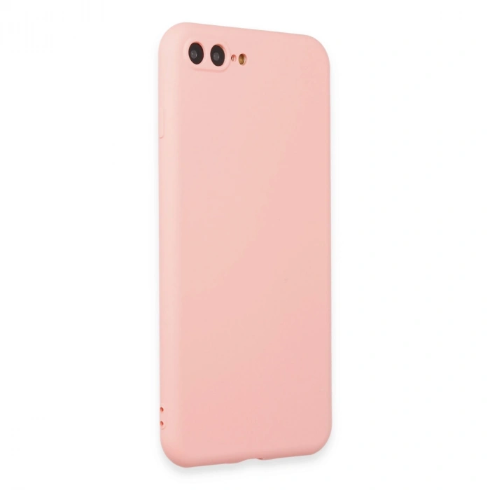 Apple İphone 7 Plus Kılıf First Silikon - Pudra