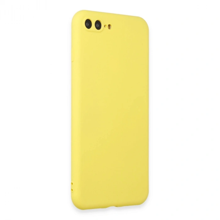 Apple İphone 7 Plus Kılıf First Silikon - Sarı