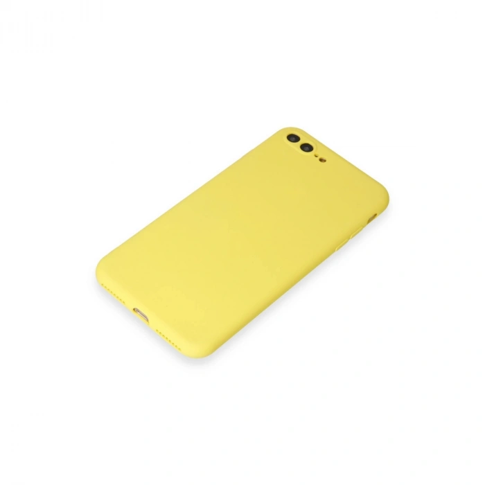 Apple İphone 7 Plus Kılıf First Silikon - Sarı