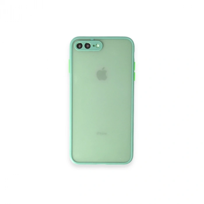 Apple İphone 7 Plus Kılıf Montreal Silikon Kapak - Turkuaz