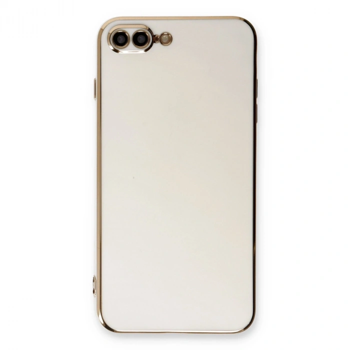 Apple İphone 7 Plus Kılıf Volet Silikon - Beyaz