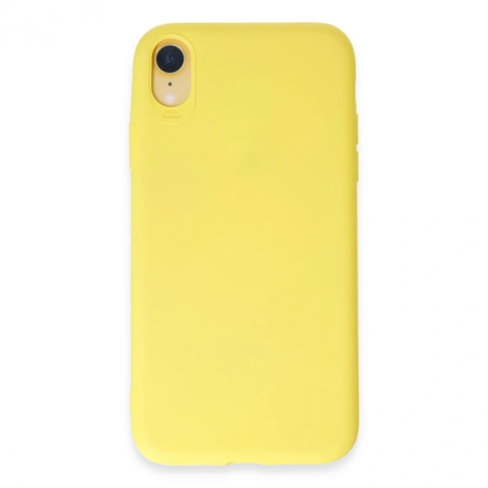 Apple İphone Xr Kılıf First Silikon - Sarı
