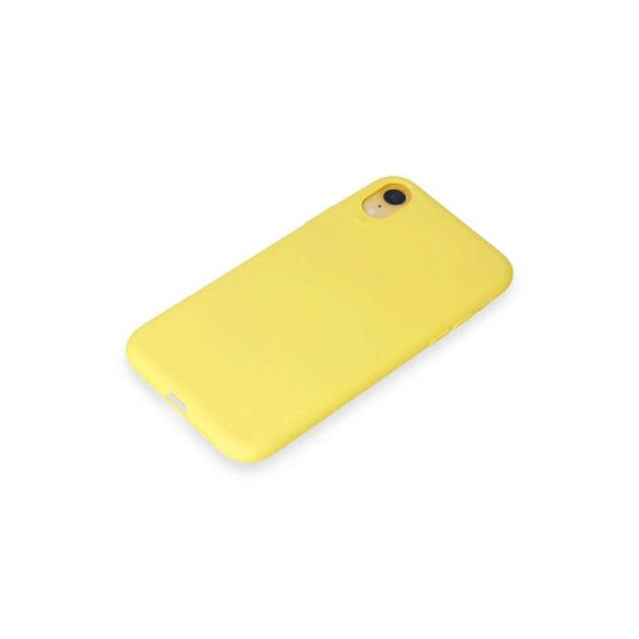 Apple İphone Xr Kılıf First Silikon - Sarı