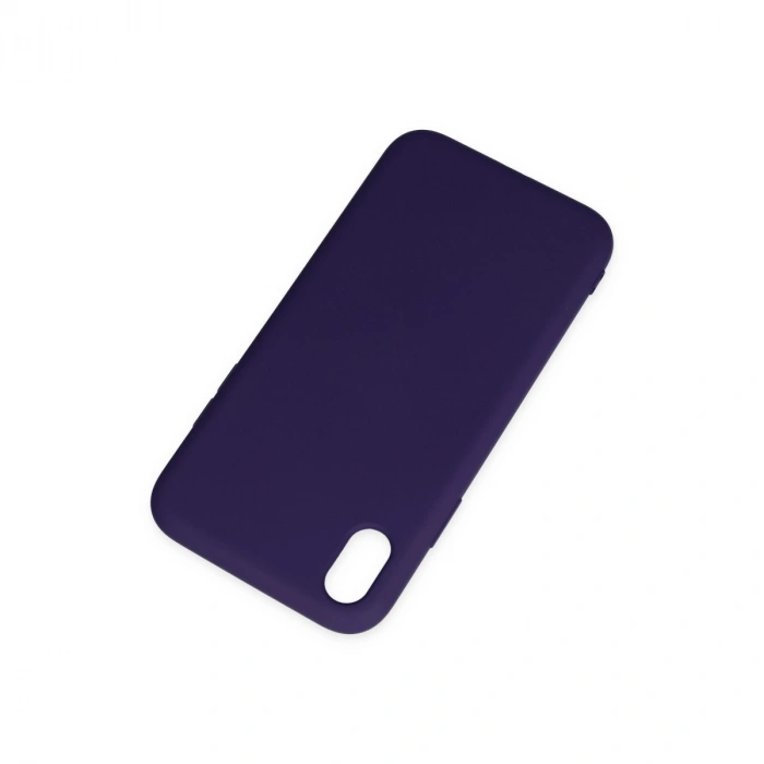 Apple İphone Xr Kılıf Nano İçi Kadife Silikon - Mor