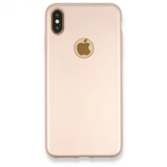 Apple İphone Xs Max Kılıf First Silikon - Rose Gold