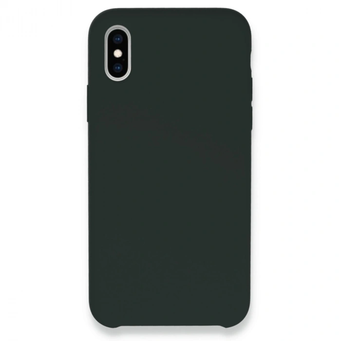 Apple İphone Xs Max Kılıf Lansman Legant Silikon - Koyu Yeşil