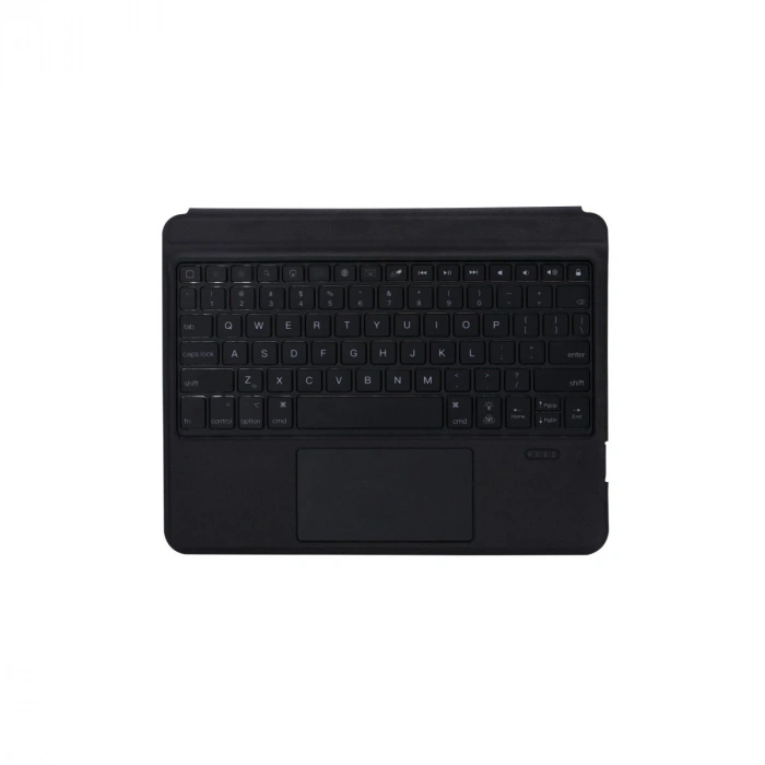 Apple T5206d İpad 10.2 (7.nesil) Kılıf İnter Ledli Klavyeli Tablet Kılıfı - Siyah