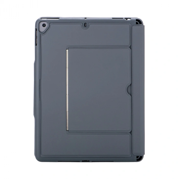Apple T5506d İpad 10.2 (9.nesil) Kılıf Palermo Ledli Klavyeli Standlı Tablet Kılıfı - Siyah